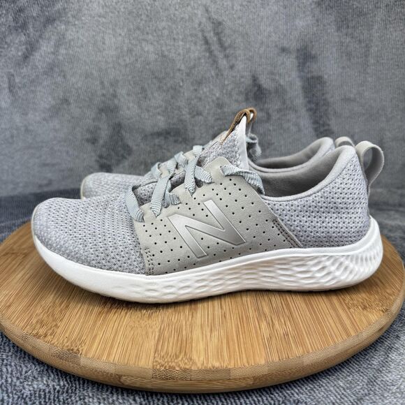 New Balance Fresh Foam Shoes Womens Size 6.5 Gray Knit Running Lifestyle WSPTLG1 - Picture 3 of 9